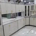 مطبخ جاهز وتفصيل حسب الطلب رف أربعه ملي رخام صناعي