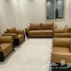 جديد طقم كنب جلدي مريح للجلوس تفصيل حسب الطلب