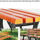 كرسي بنش دسك زبالة براميل طاولة مدارس حاوية خشب وحديد معالج