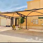 مظلات سواتر برجولات مظلة سيارت ساتر جدران جانبي للفلع