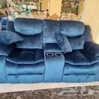 كنبة ثنائية استرخاء و كراسي استرخاء و مساج جديد بالكرتون