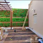 مضلات سواتر برجولات اصباغ بديل رخام بديل خشب عشب صناعي