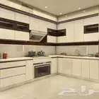 مطابخ خشب مطابخ صاج مطابخ المنيوم رخام صناعي