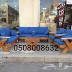 كراسي خارجية مراكيز احواش استراحات شاليهات كراسي خشبيه