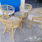 جلسات خارجيه خيزران وخشب وحديد حسب الطلب