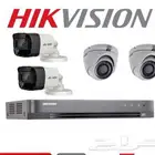 تركيب كاميرات المراقبة وأجهزة التحكم والشبكات ip و hd