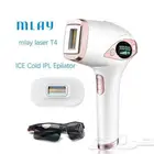 جهاز إزالة الشعر بالليزر T4 بضغط الثلج من ميلسيا (زهري)