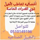 اخصائيه تخاطب تأهيل ذوي القدرات الخاصة تأسيس صعوبات التعلم