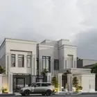 تصميم واجهات فيلا سكنية نيو كلاسك