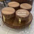 طقم طاولات قهوة بأشكال جميله و تضيف الى مجلسك جماله