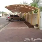 مظلات سيارات نقل وفك وتغير قماش وتركيب جميع أنواع السواتر
