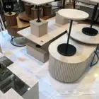 طاولات ضيافة _ طاولات خدمة _بيضاوي