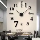 ساعات حائط 3d ( ضمان سنة )
