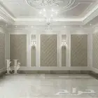 معلم ورق جدران ثلاثي الابعاد وعادي