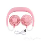 مروحة رقبة بلاستيكية قابلة لإعادة الشحن عبر USB