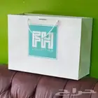 بوكسات أكياس عبايات ورق تغليف استكر لوجو عبايات ليبل