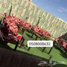 كراسي حديد خارجية جلسات مراكيز احواش استراحات