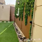 تنسيق حدائق تيل طبيعي