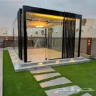 تصميم وتنفيذ غرف زجاجية وجلسات وشلالات
