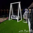 تم تنفيد أخر أعمالنا مرجيحة خشبية جلسة كلاس