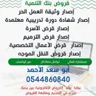 التنميه و العمل الحر والأسرة ..الخ
