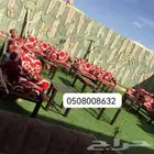 جلسات خارجية كراسي خشبيه كراسي حديد مراكيز