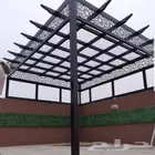 مظلات خارجيه وحدائق