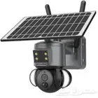 كاميرا الطاقة الشمسية بعدستين متحركة وثابتة