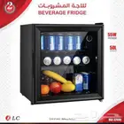 ثلاجة تخزين صغيرة  مبرد ثلاجة 55 واط 50 لتر  ثلاجة باب زجاجي