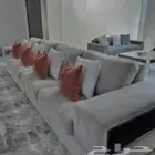 مفروشات الرياض  تفصيل جميع انواع الكنب والجلسات الارضي والس