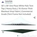 خيمة كبيرة 9X9م ماركة TENT AND TABLEجديدة بالكرتون
