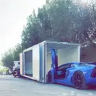 سطحه لنقل السيارات من لامارات لسعوديه وبلعكس