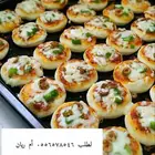 بيتزا قطنيه وسليق وحلى الحطب وقشد