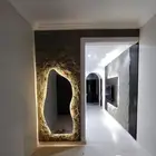 شيبورد مداخل مريات رفوف خشبيه إنارة بديل الخشب ممرات فخمه