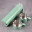 زمزمية ماء وقهوة وشاي و3أكواب للسفر والنزهة و الدوام وغيره..