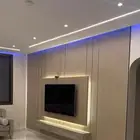 ديكور خلفية شاشة تلفزيون (فوم - بديل خشب - بديل شيبورد)