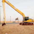 long boom excavator
