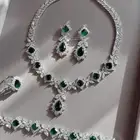 اطقم زركونات جديدة لون اخضر