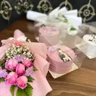 كيكة التخرج مع الباقة الورد ب 99