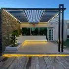 مظلات سيارات مظلات جلسات خارجية برجولات سواتر قماش ساتر قماش