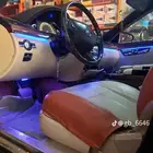 تركيب انوار محيطيه بنظام الليزر على سياره مرسيدس