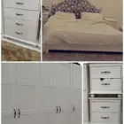 غرفه نوم من هوم برونز خمس قطع مع تسريحه