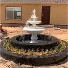 فن حدائق وعشب صناعي وزرع طبيعي