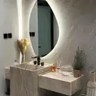 مغاسل رخام صناعي طبقه وحده المتر 500 للكميات مع مرايا ساده
