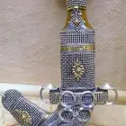 خنجر فضه جوافيه جنبيه فضه خالص وتر سيال عماني فخم جدا