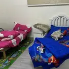 سرير زايد سرير خشب اخر معى المفرش والمخدة سعر رخيص