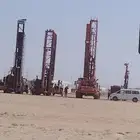 حفار ابار متوجدين في محايل عسير