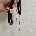 سبحة ابانوس مطعمة بعظم الجمل (جديدة)