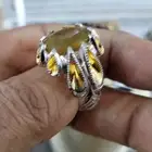 خاتم ياقوت اصفر افريقي