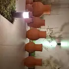 مزهريه فخار منقش نجديه